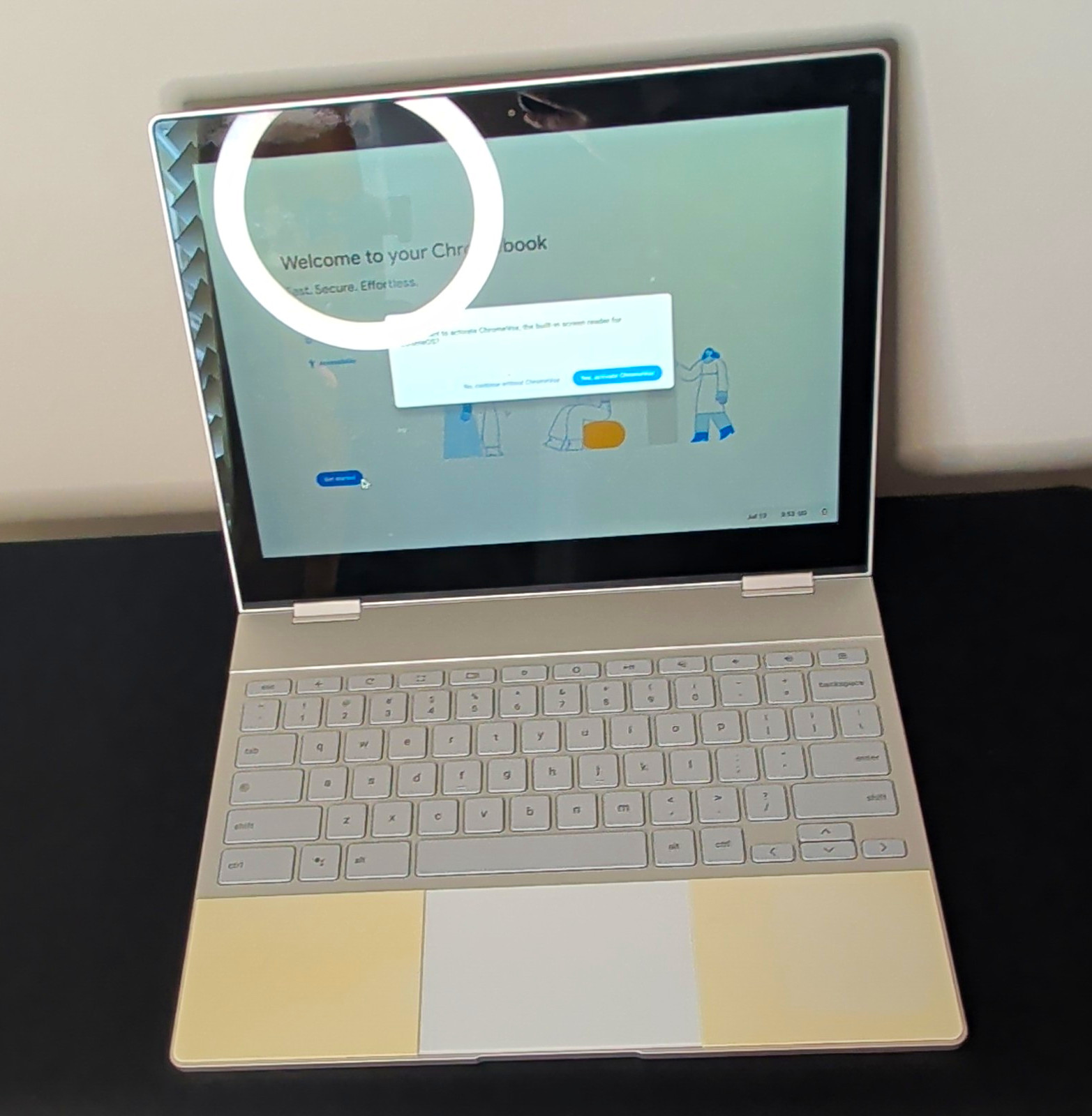 Google Pixelbook C0A 12.3in Core i5 8GB 256GB SSD Touch Chrome OS Silver READ!