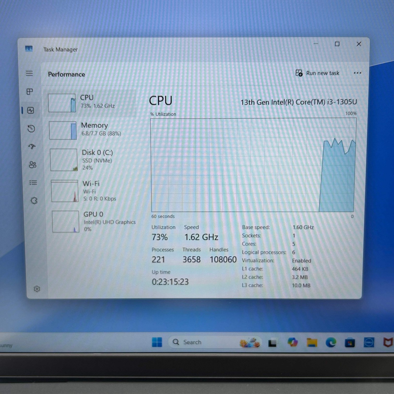 Dell Inspiron 15 3530 Laptop Core i3-1305U 8GB RAM 512GB SSD