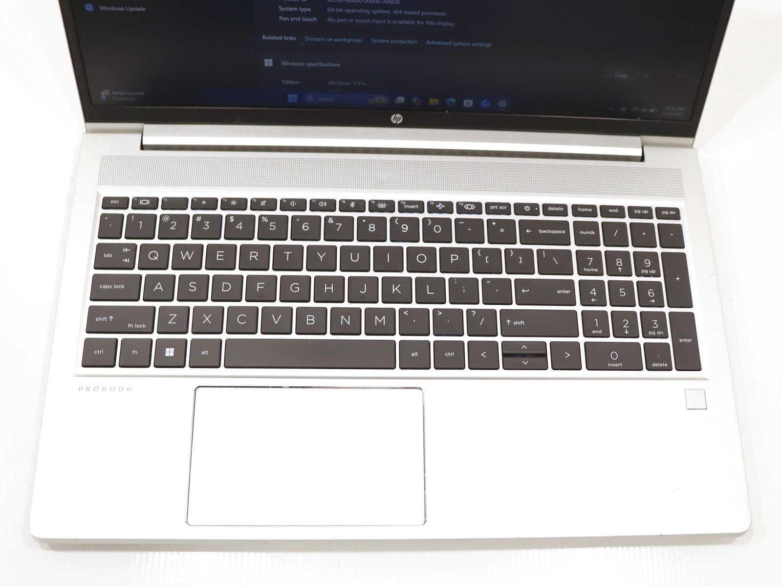 HP ProBook 455 G10 15.6″ Touch Ryzen 5 7530U 16GB 256GB NVMe Win 11 Pro