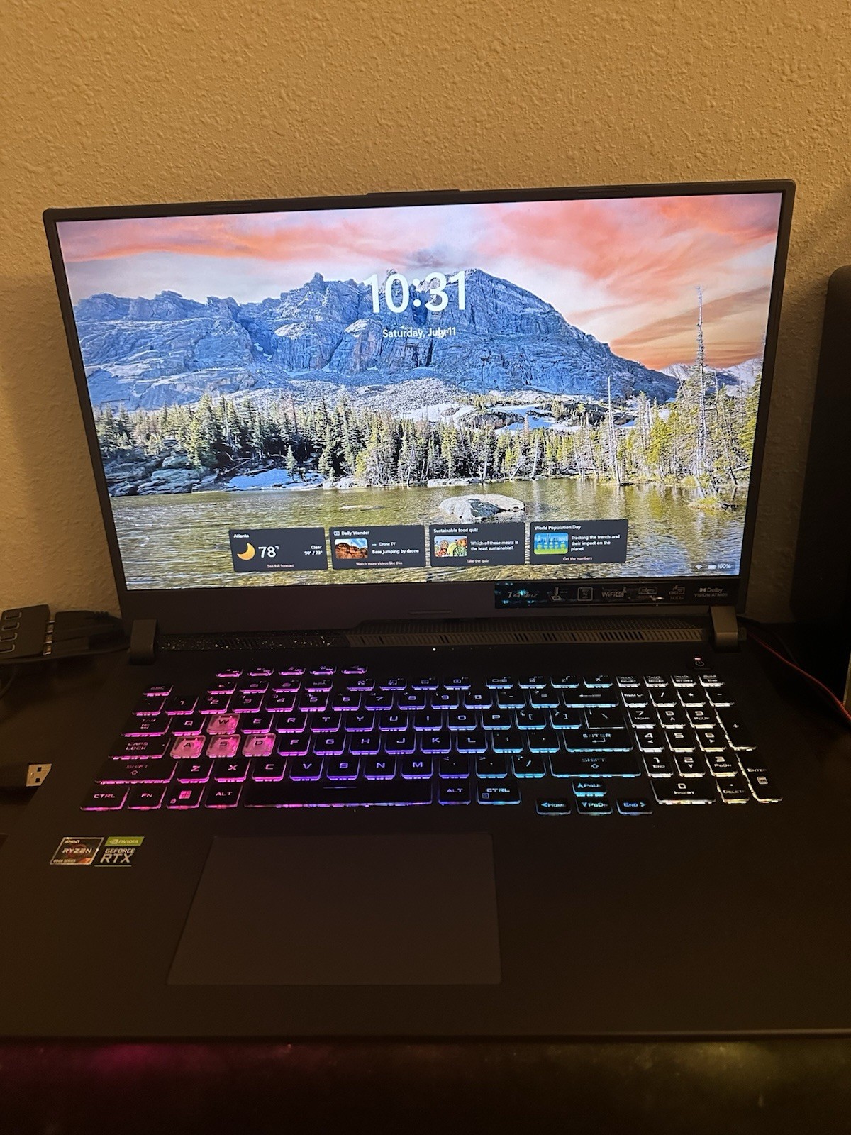 Asus ROG Strix G17 Ryzen 9 32GB RAM RTX 4070 (READ DESCRIPTION)