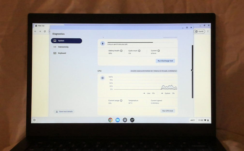 Samsung Galaxy Chromebook Go 14″ XE345XDA (2021) Excellent+Sleeve, Charger & Hub