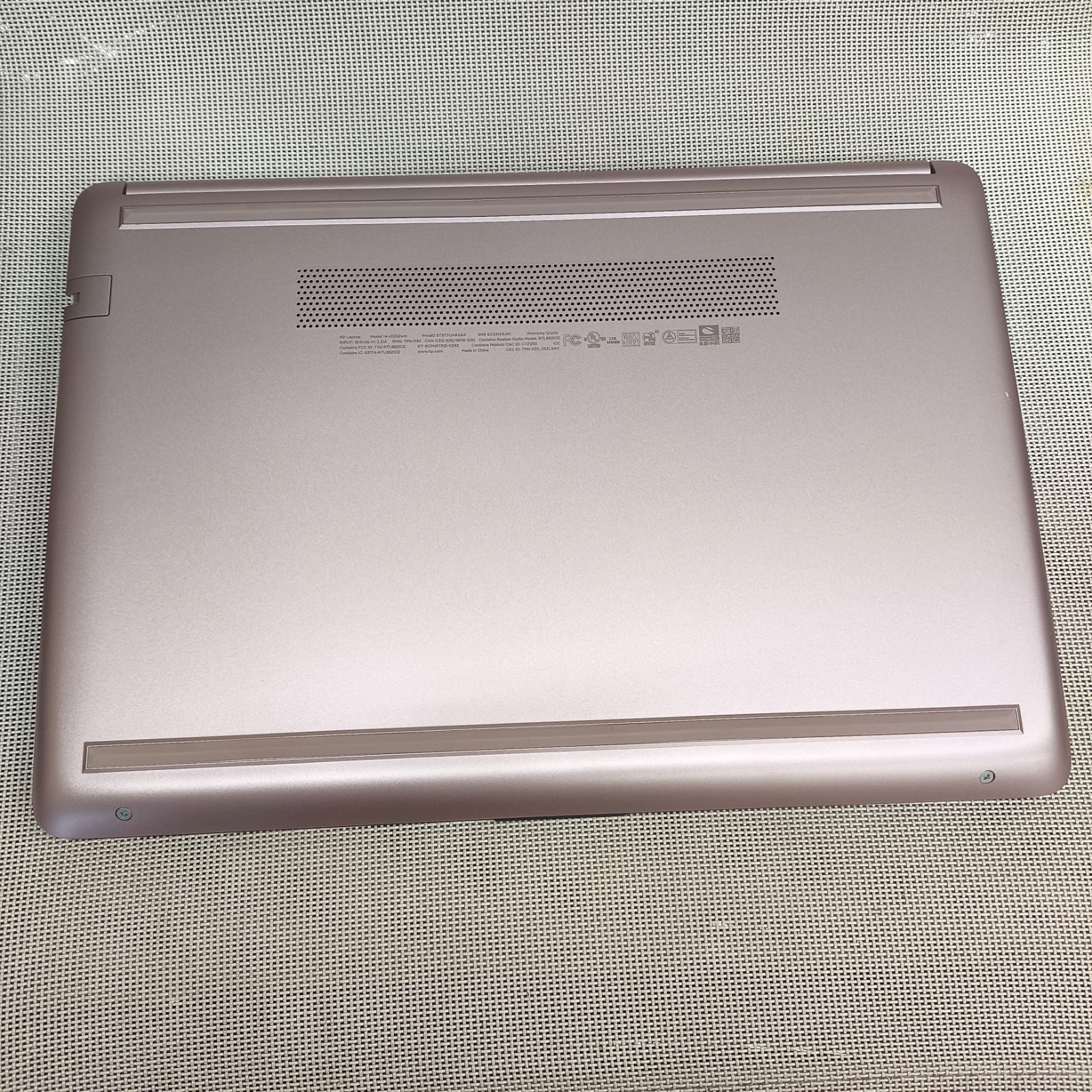 HP 14-Pink Laptop Win 11 Home 4GB / 64GB Works Great