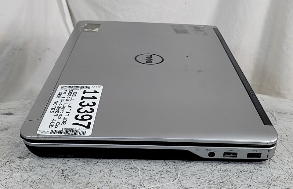 DELL LATITUDE E6540 Laptop Core I5-4300M 4GB SEE NOTES