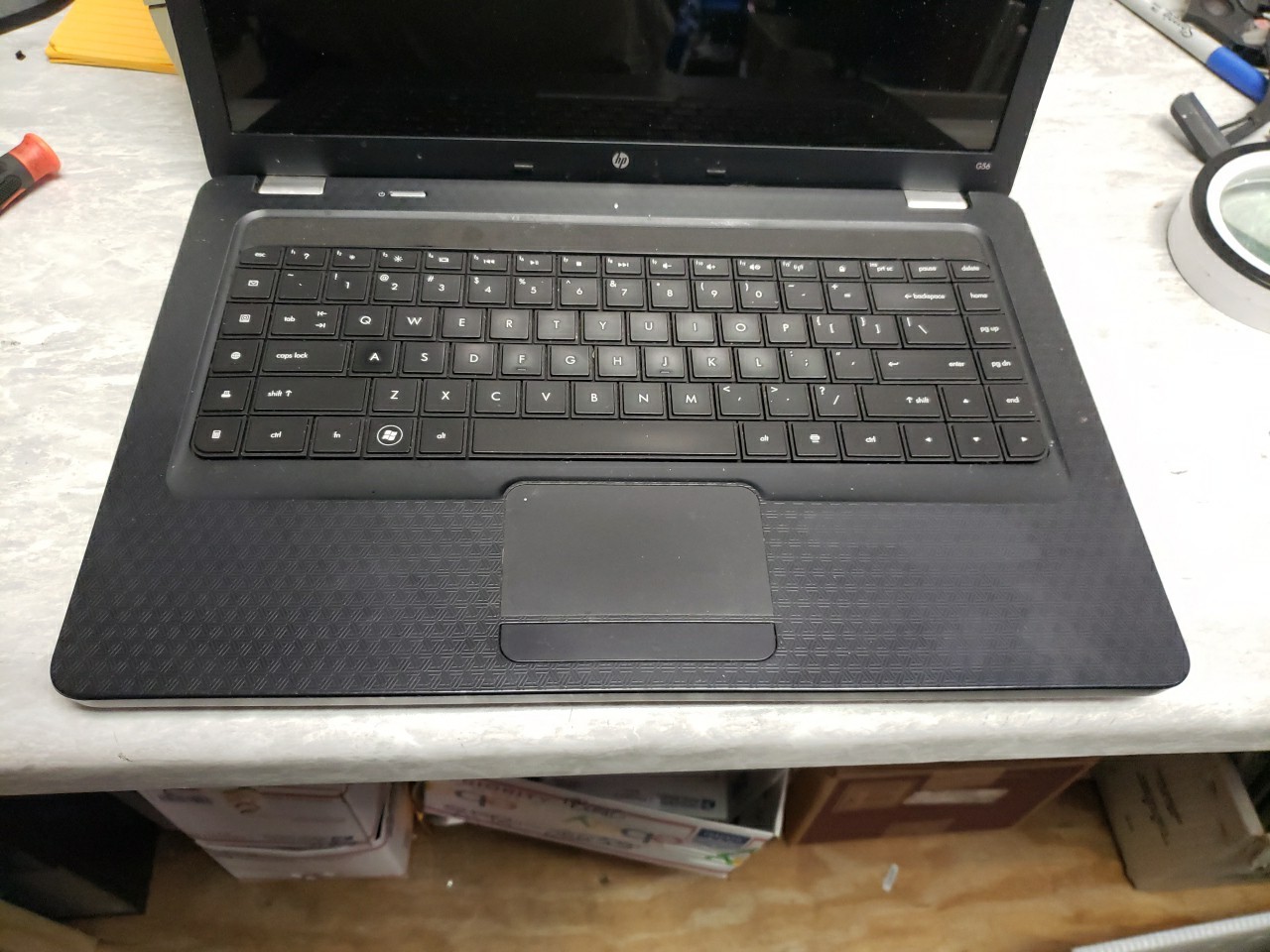 hp g56-129wm Laptop 15.6″ intel 2 core 2.20ghz 4gb ram read ad free ship