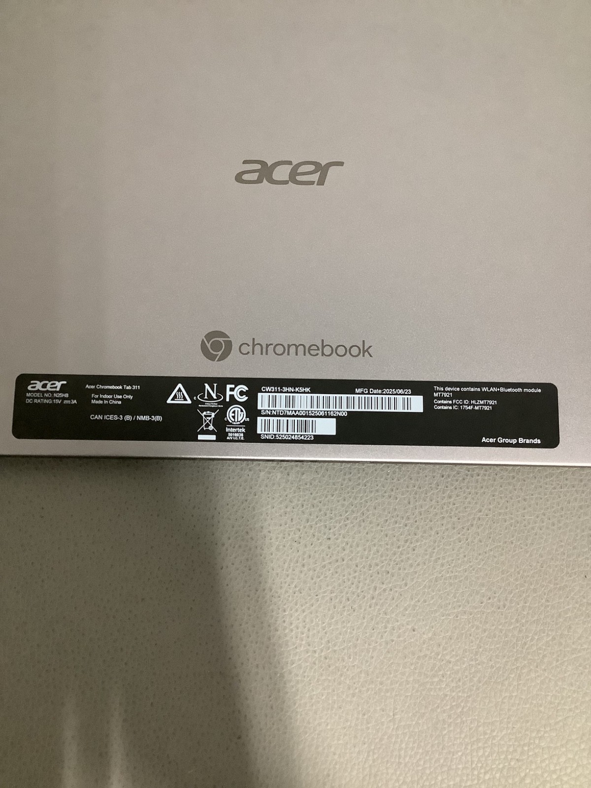 Acer Chromebook Tab 311 Chromebook Tablet – 11″ WUXGA (Sealed).