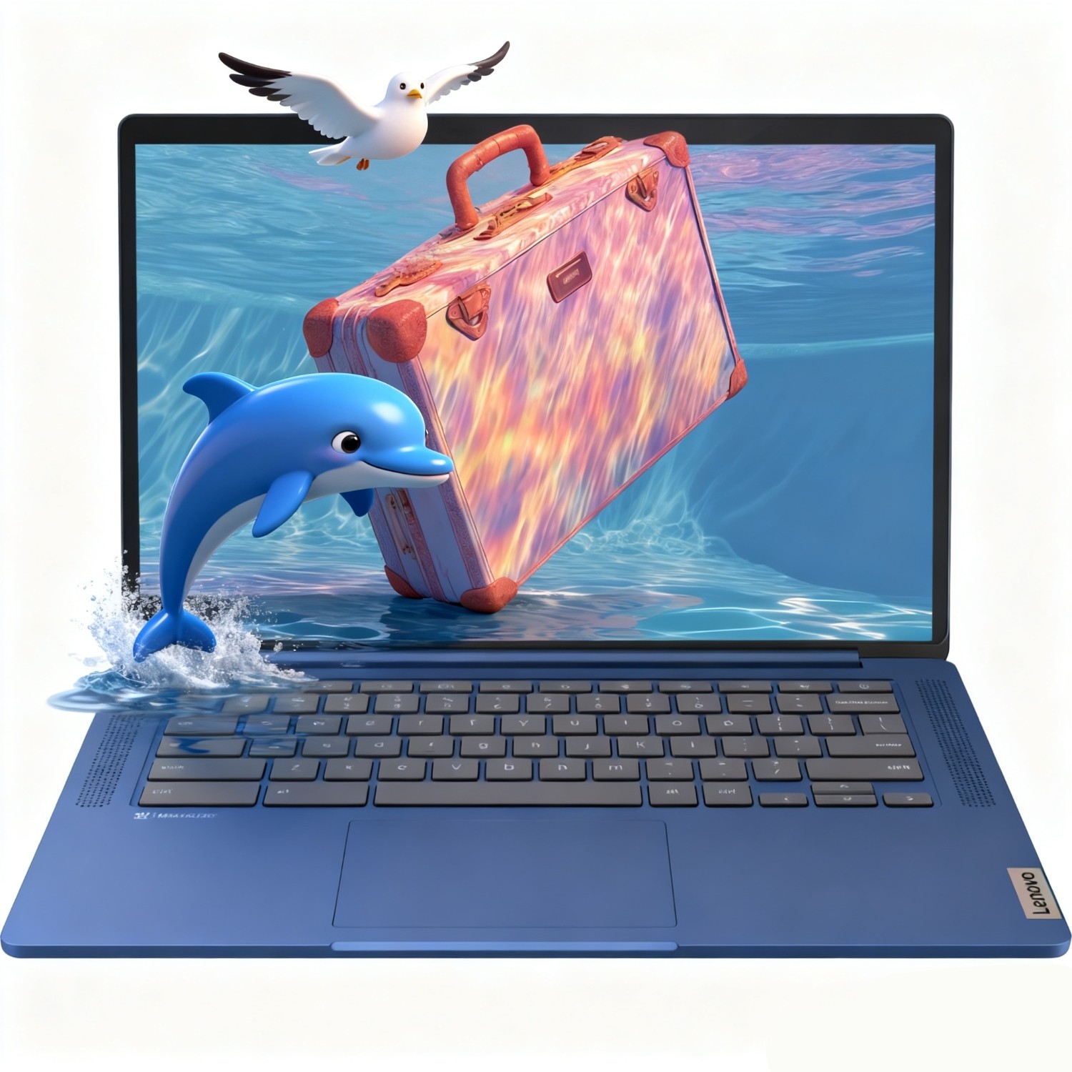 📍Lenovo Slim 3 Chromebook 14″ Laptop Touch Notebook Chrome OS 4GB RAM 64eMMC