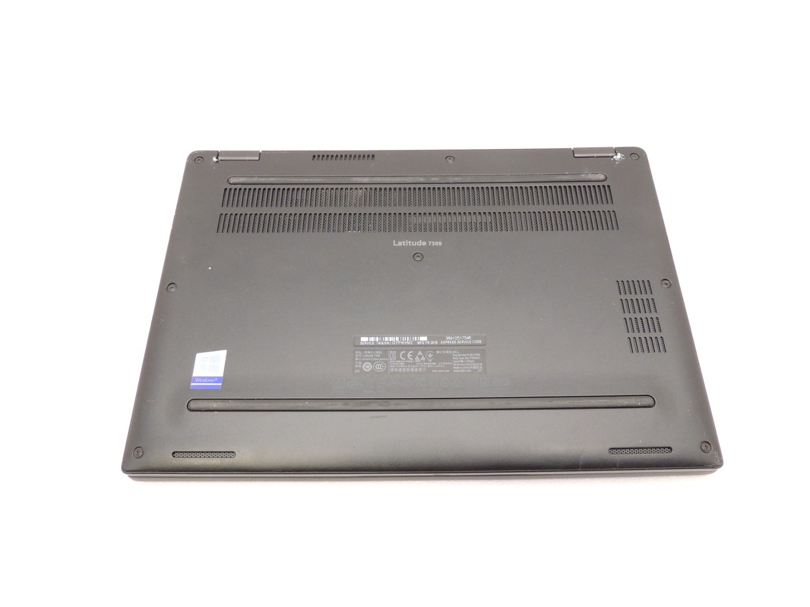 Lot of 6 Dell Latitude 7389 Touch Core i7 7th 16GB No SSD/Battery/Charger Laptop