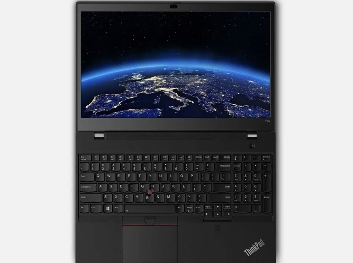 Lenovo ThinkPad P15v Laptop 15.6″ Windows 10 Pro Black Backlit Keyboard
