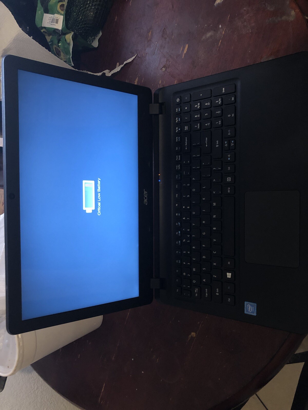Acer Laptop year old Have the charger Works fine