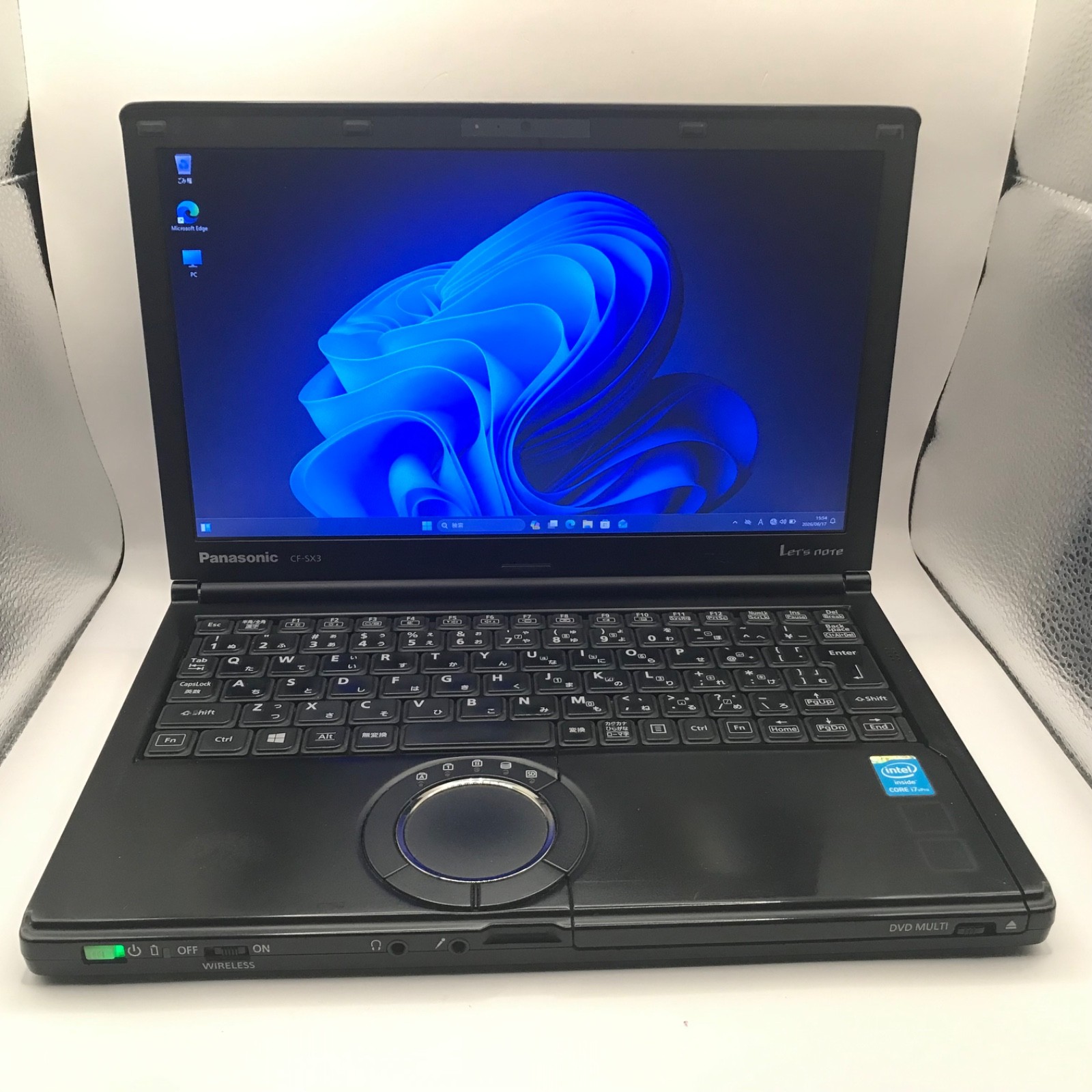 Panasonic Let’s Note CF-SX3 Core i7 16GB RAM 480GB SSD Win 11 DVD JP