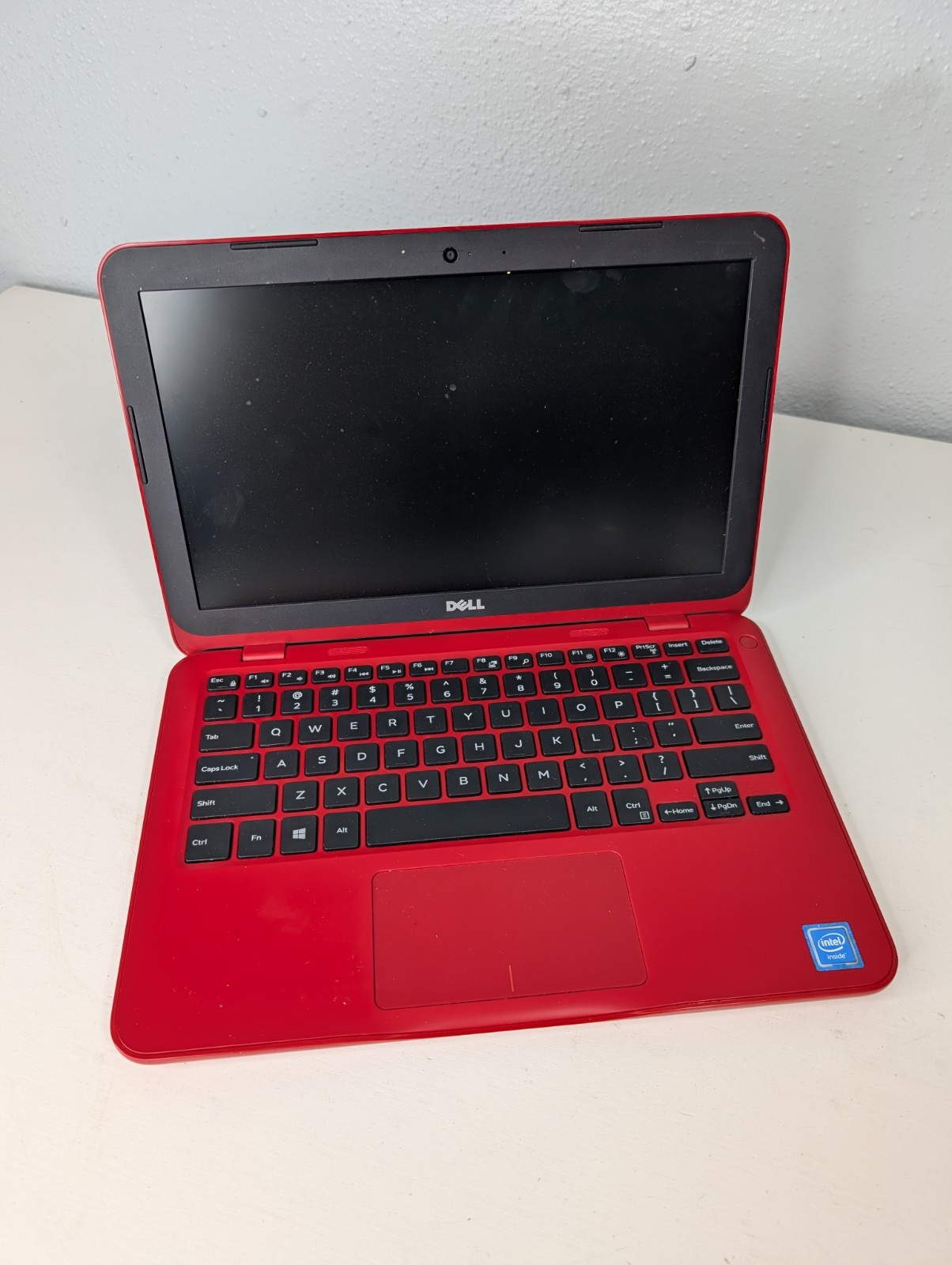 Dell Inspiron 11 3000 P24T 11.6″ Laptop Red 2017 Model No Charger- for parts