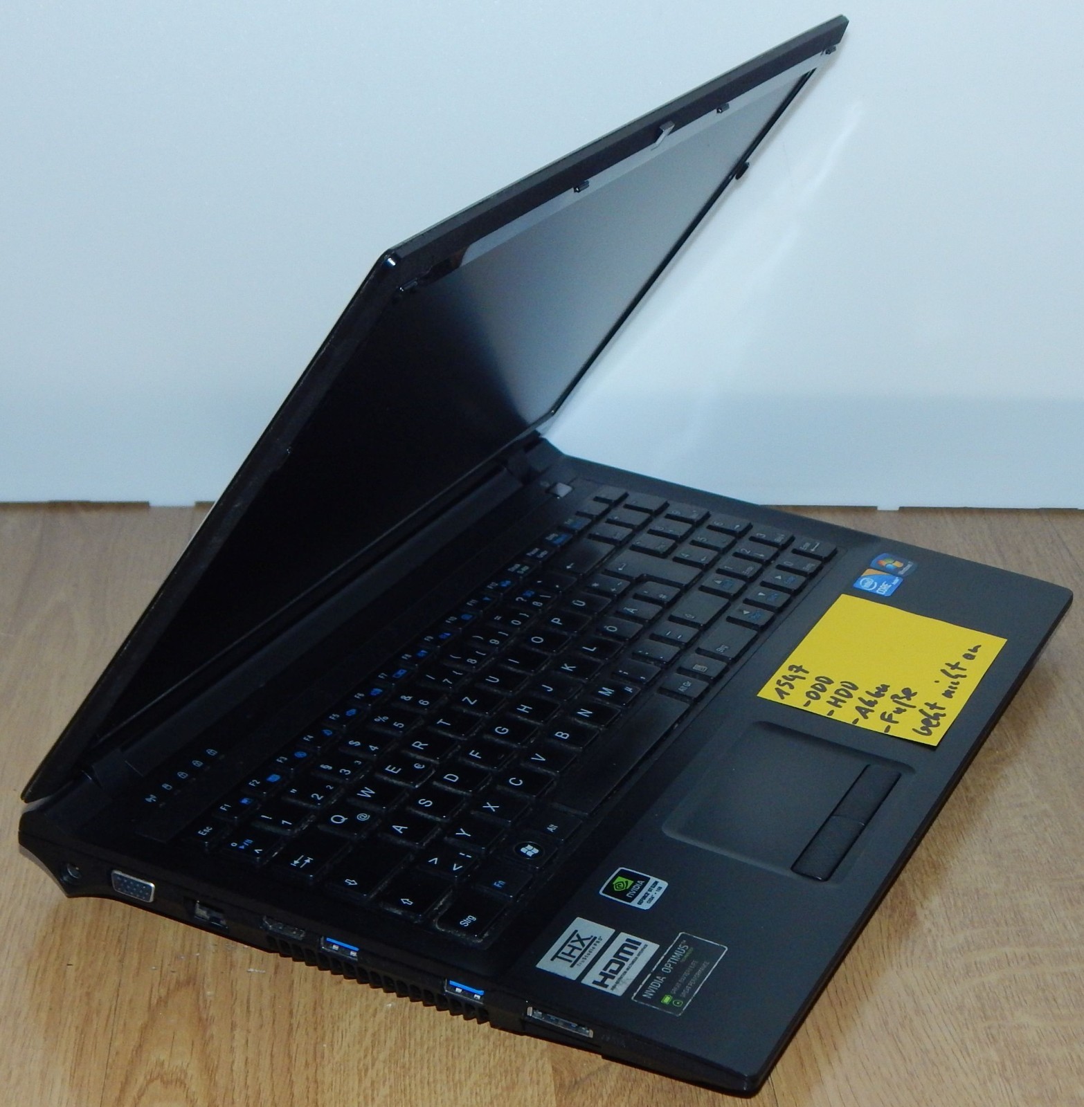 ❌ FAULTY/DAMAGE ❌ Notebook Laptop Terra Mobile 1547 does not power on ❌without HDD/ODD❌