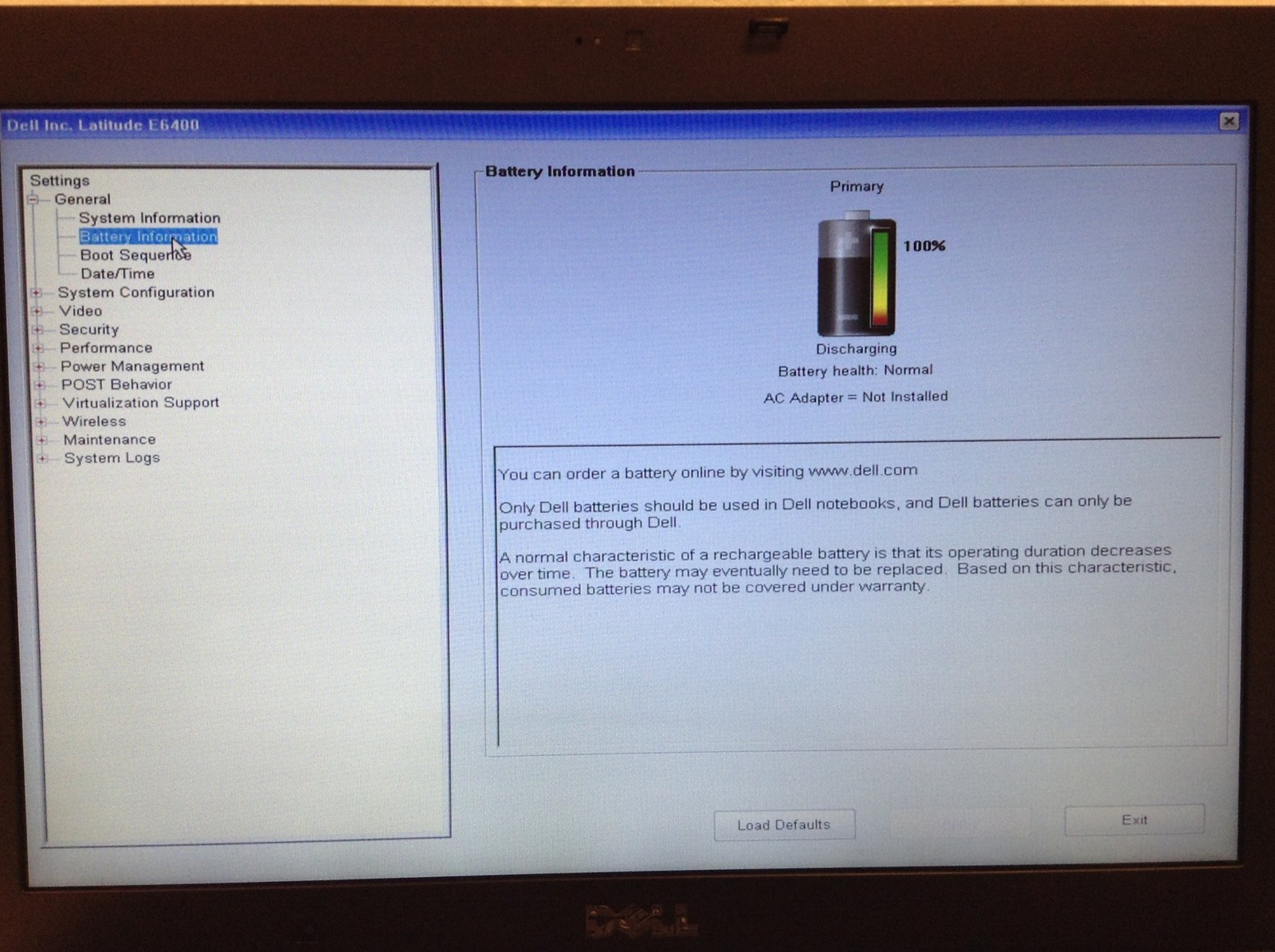 Dell Latitude E6400 Laptop 14″ Core 2 Duo P8700 2.53GHz 2GB, NO HDD, WORKING