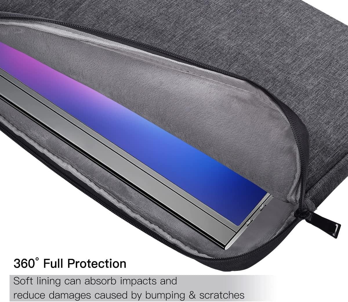 Portable Monitor Case for 18-18.5 Inch Most Large Portable Monitor Protective Sl