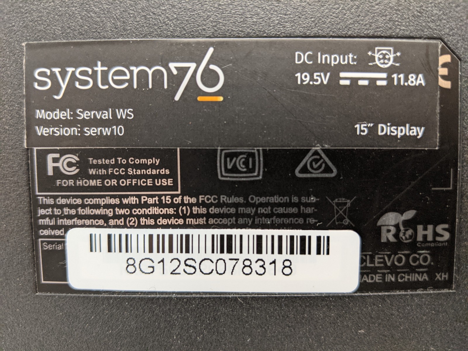 System76 Serval WS serw10 17.3″ Laptop i7-6700K 4.0GHz 32GB 500GB SSD NVIDIA