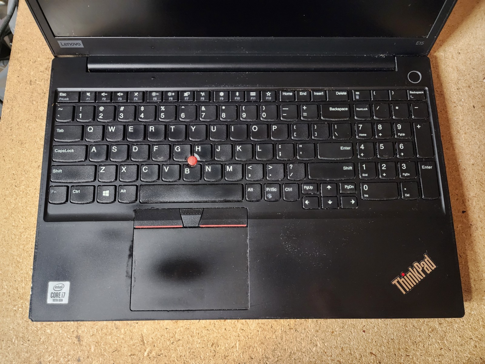 Lenovo Thinkpad E15 Intel i7 10510U FHD No RAM/HDD/OS | No Power | Parts Repair