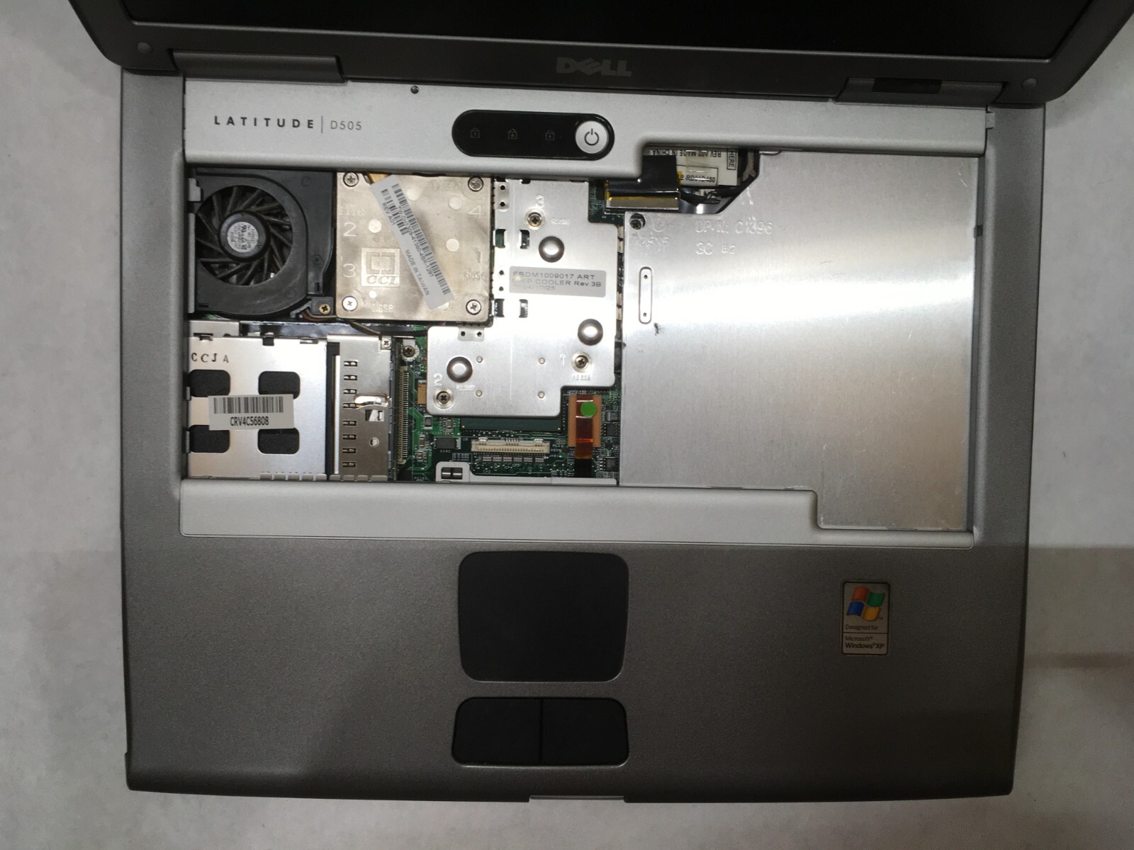 Dell Latitude D505 Pentium M 770 256 MB Ram No Storage Power Dead For Parts- FT