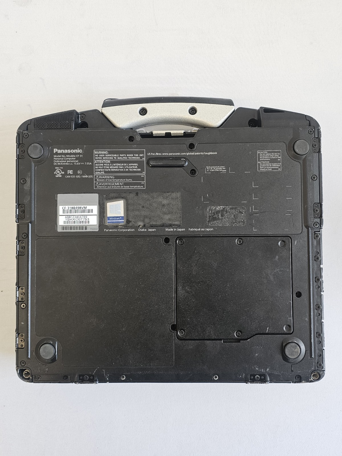 Panasonic ToughBook CF-31 Laptop – Intel i5-7300u 8GB RAM 256GB SSD Win 10 READ