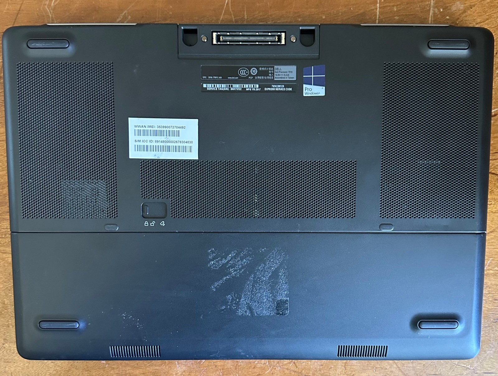 Dell Precision 7510 Intel Core Xeon 256GB SSD E3-1535M v5 2.9 15.6 Laptop PC