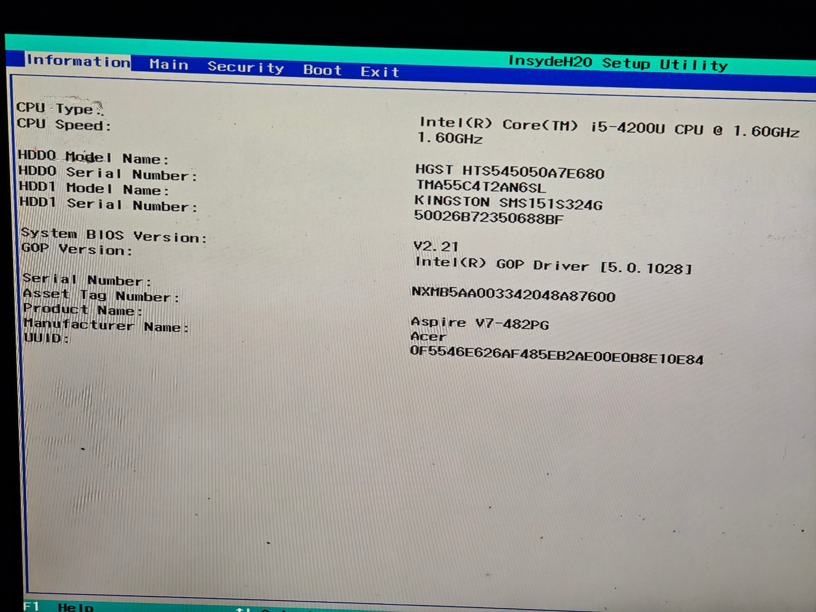 acer v7-482pg ZQY – 24GB SSD, 500GB HDD, 8GB RAM, Intel i5-4200u Nvidia Gtx 750m