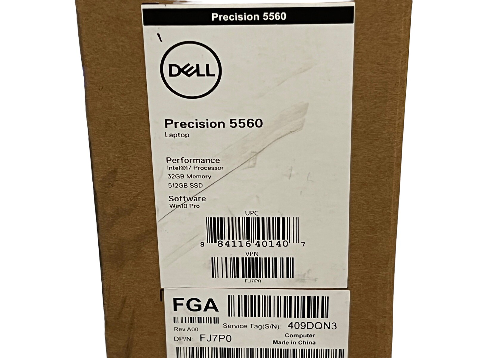 Dell Precision 5560 15.6″ – 512GB – Intel Core i7 – 32GB Ram – NVIDIA RTX A2000