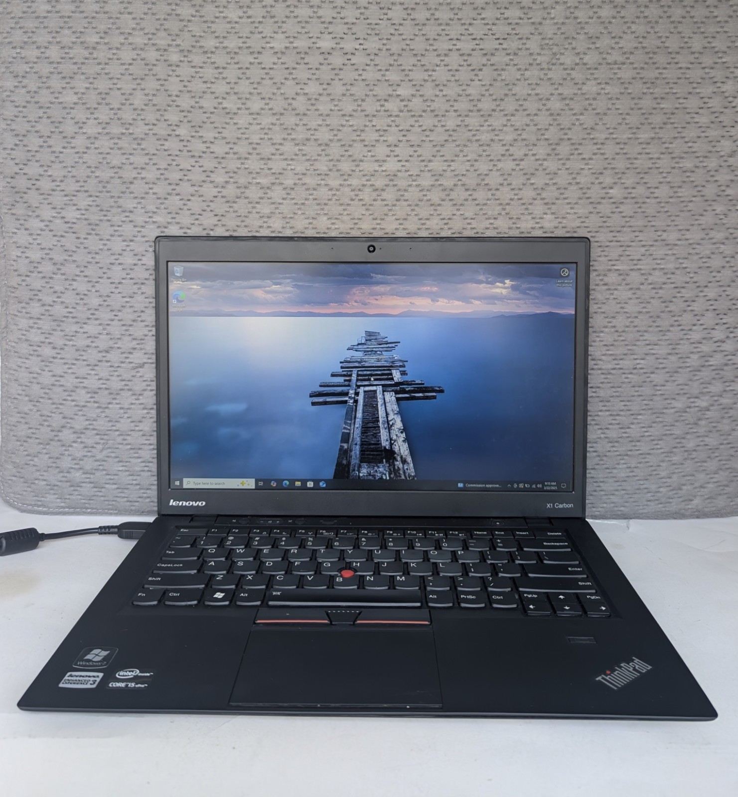 Lenovo ThinkPad X1 Carbon i5-3427 4GB 256GB SSD, BKLT KB Win 10Pro AC Adapter