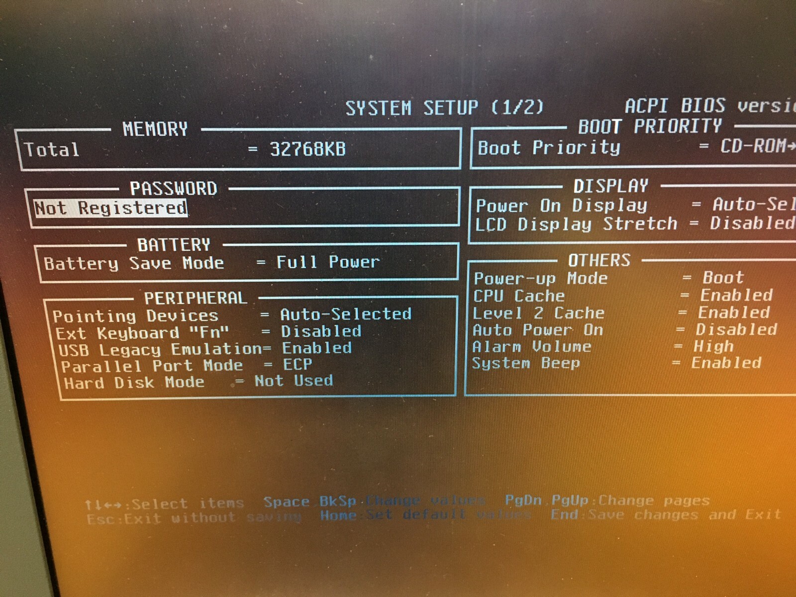 VINTAGE TOSHIBA SATELLITE 1555CDS WINDOWS 98 LAPTOP FLOPPY PARALLEL SERIAL