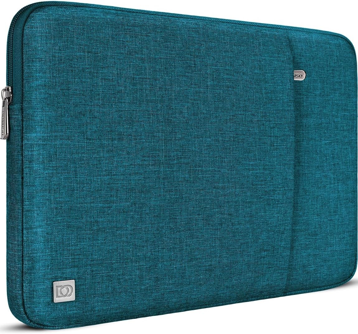 Sleeve for 15 inch MacBook Air M4/A3241, Dell XPS 15 Plus with Pocket, Teal