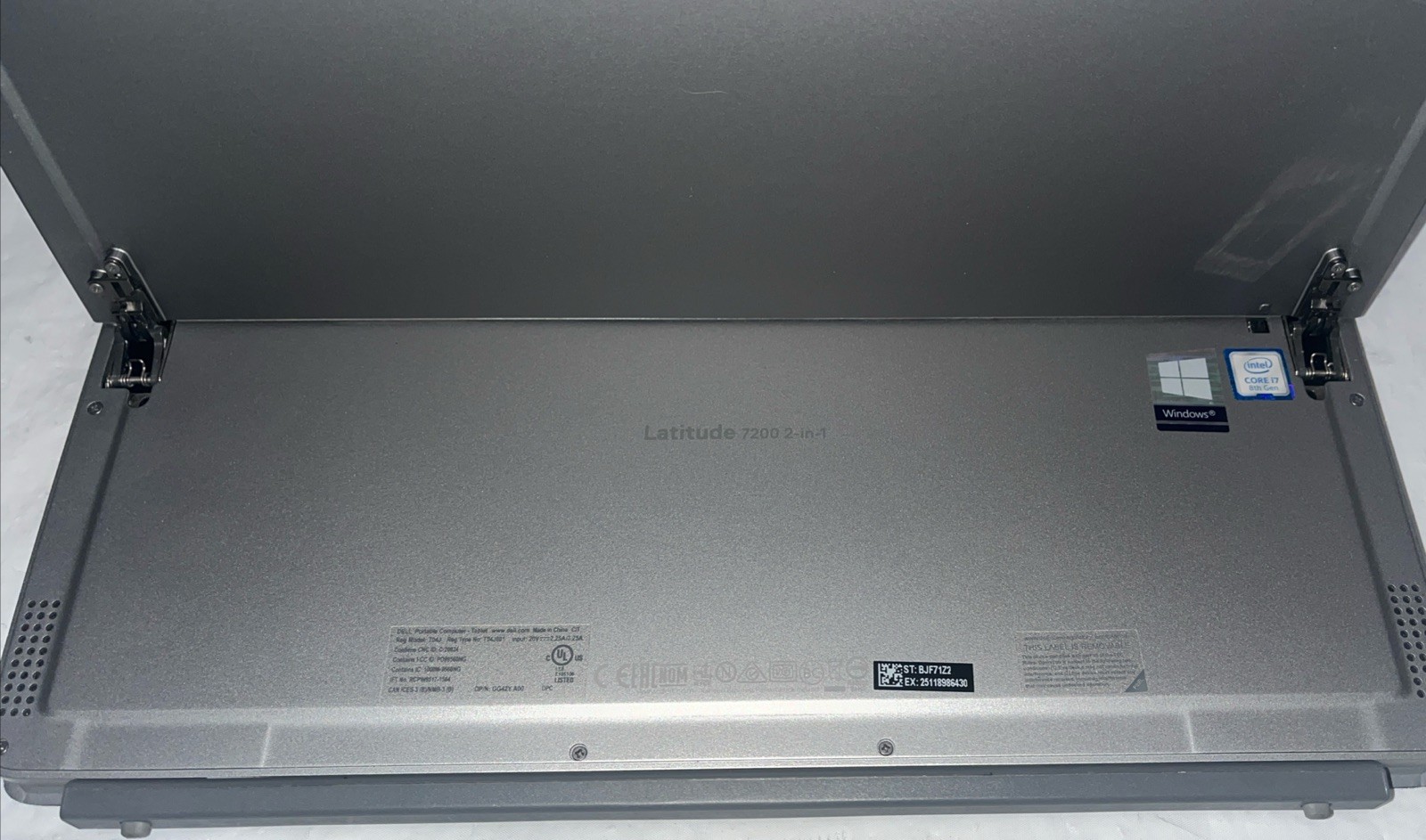 Dell Latitude 7200 2-in-1 12.3″ i7-8665U@1.9GHz, 16GB RAM, 512GB M2, W11P *READ*