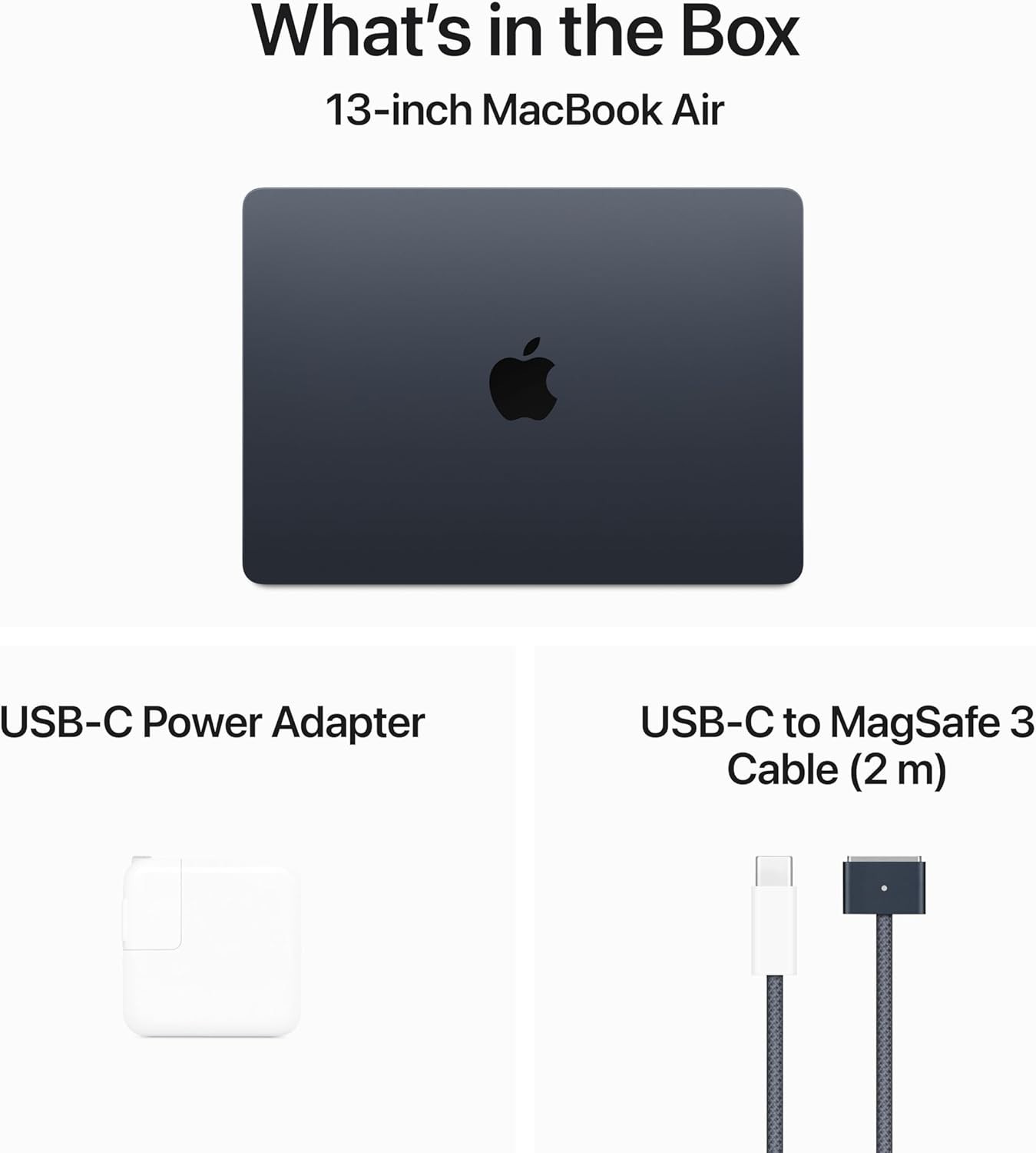 Apple MacBook Air 2024 A3113 13″- M3 – 8GB RAM 256GB SSD Midnight