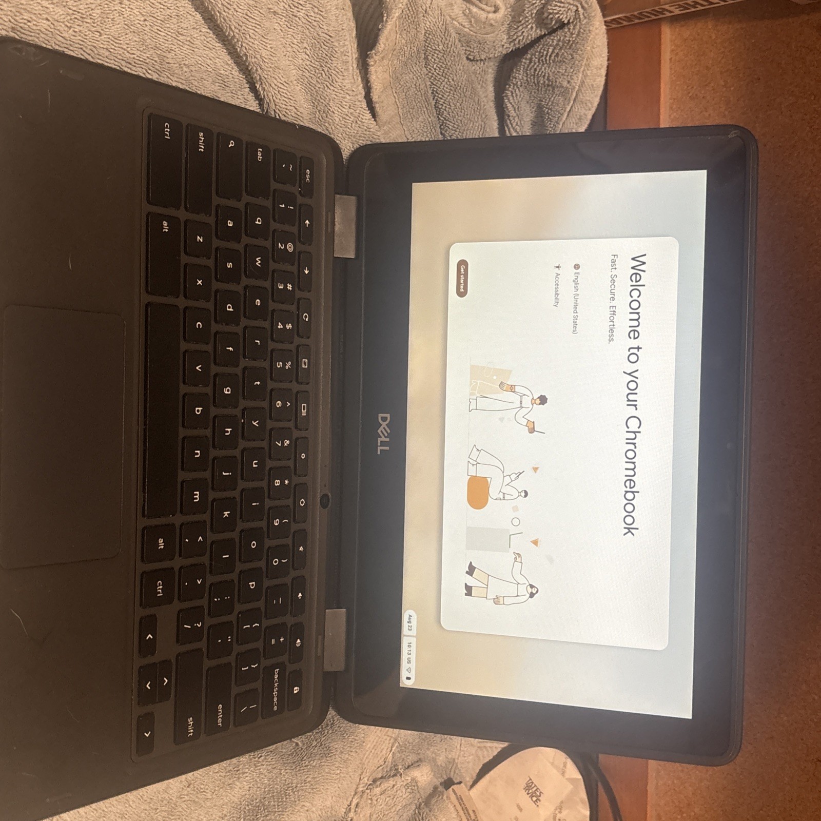 Dell Chromebook 5190 2-in-1 11.6” Touchscreen Laptop 4GB RAM 32GB SSD read
