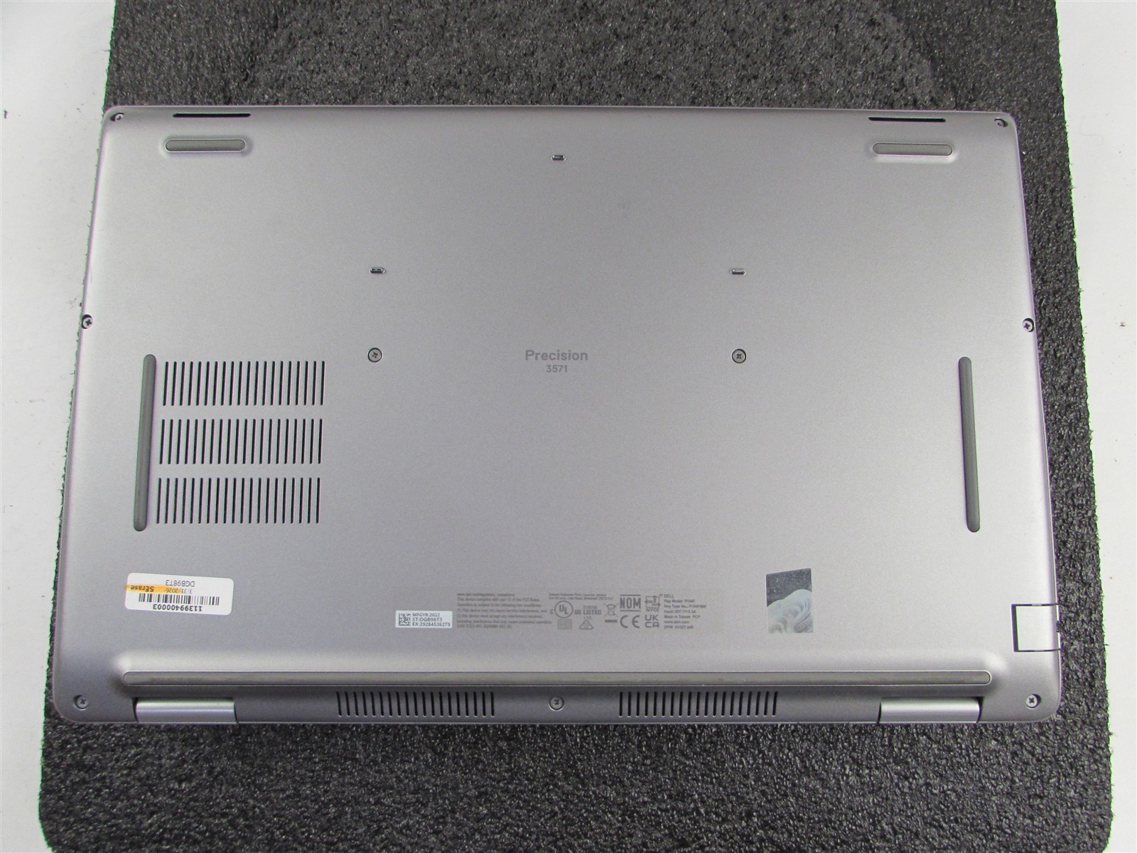 DELL PRECISION 3571 1920X1080 FHD CORE I7-12800H 512GB 16GB RAM T600 NO O.S