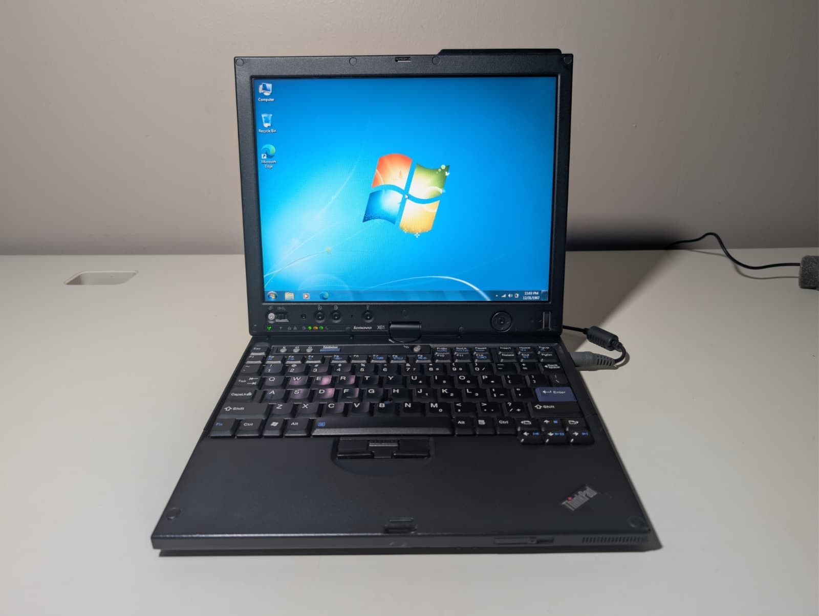 Lenovo ThinkPad X61 Tablet RARE | C2D L7500 4GB RAM 256GB SSD | Win 7 32-Bit