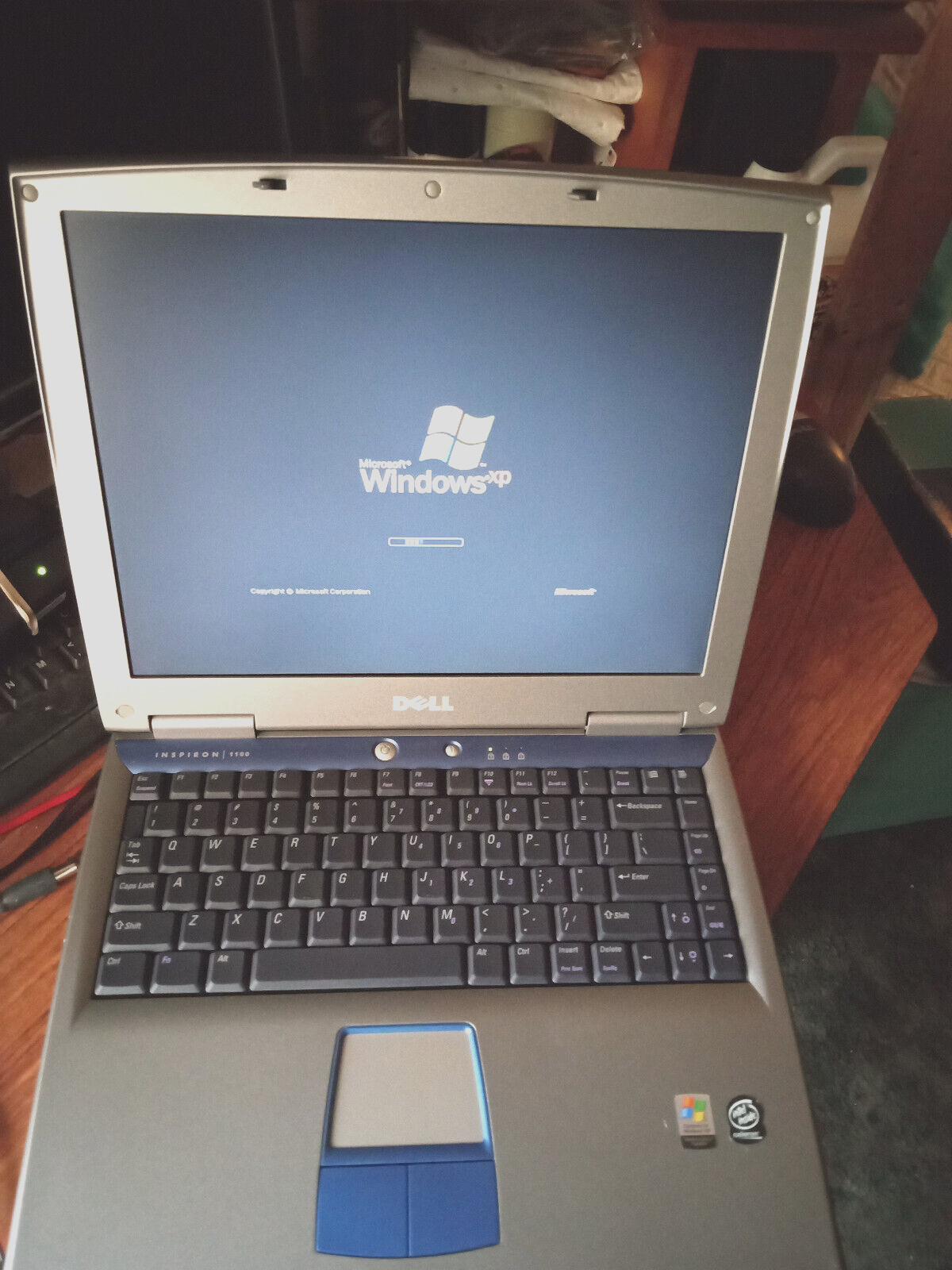 Vintage Dell Inspiron 1100 Laptop 2.40GHz 40GB HD Windows XP Pro. Nice!