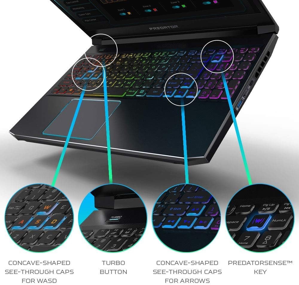 Acer Predator Helios 15.6″ FHD 144Hz i7-10750H 32GB 1TB(512+512) RTX 2060 W11H