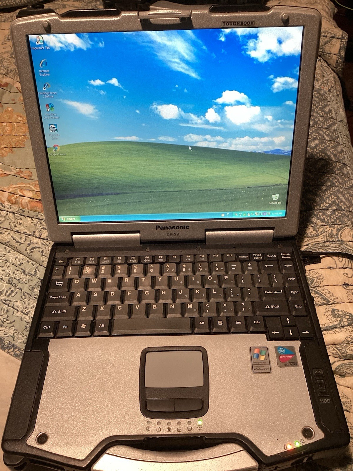 Panasonic Toughbook CF-29 Rugged 13.3″ Pentium M 1.40GHz 1.5GB 100GB HDD XP Pro