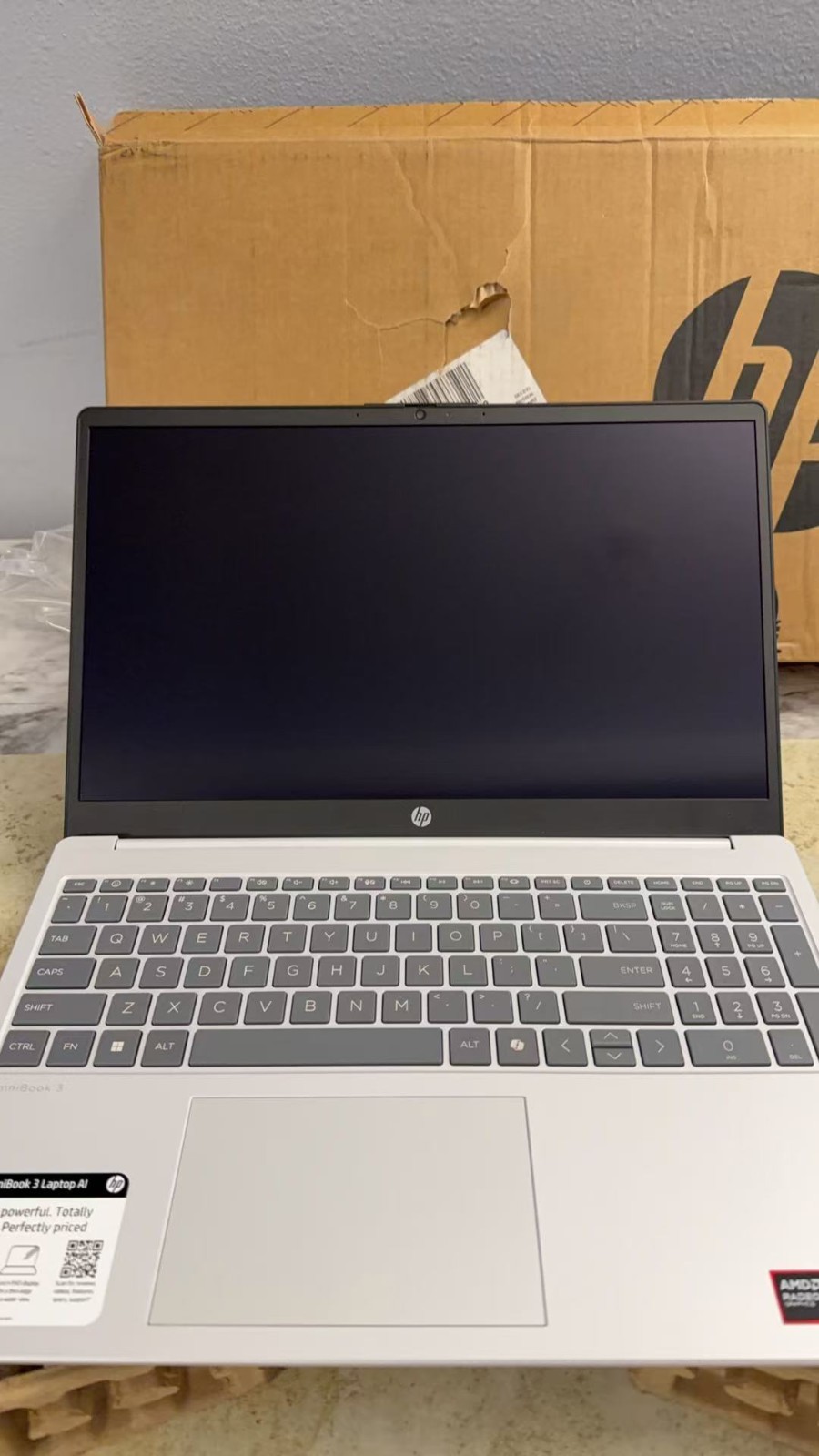 HP OmniBook 3 Copilot+ 15.6” FHD Touch Laptop Ryzen AI 5 330 16GB 512GB SSD New