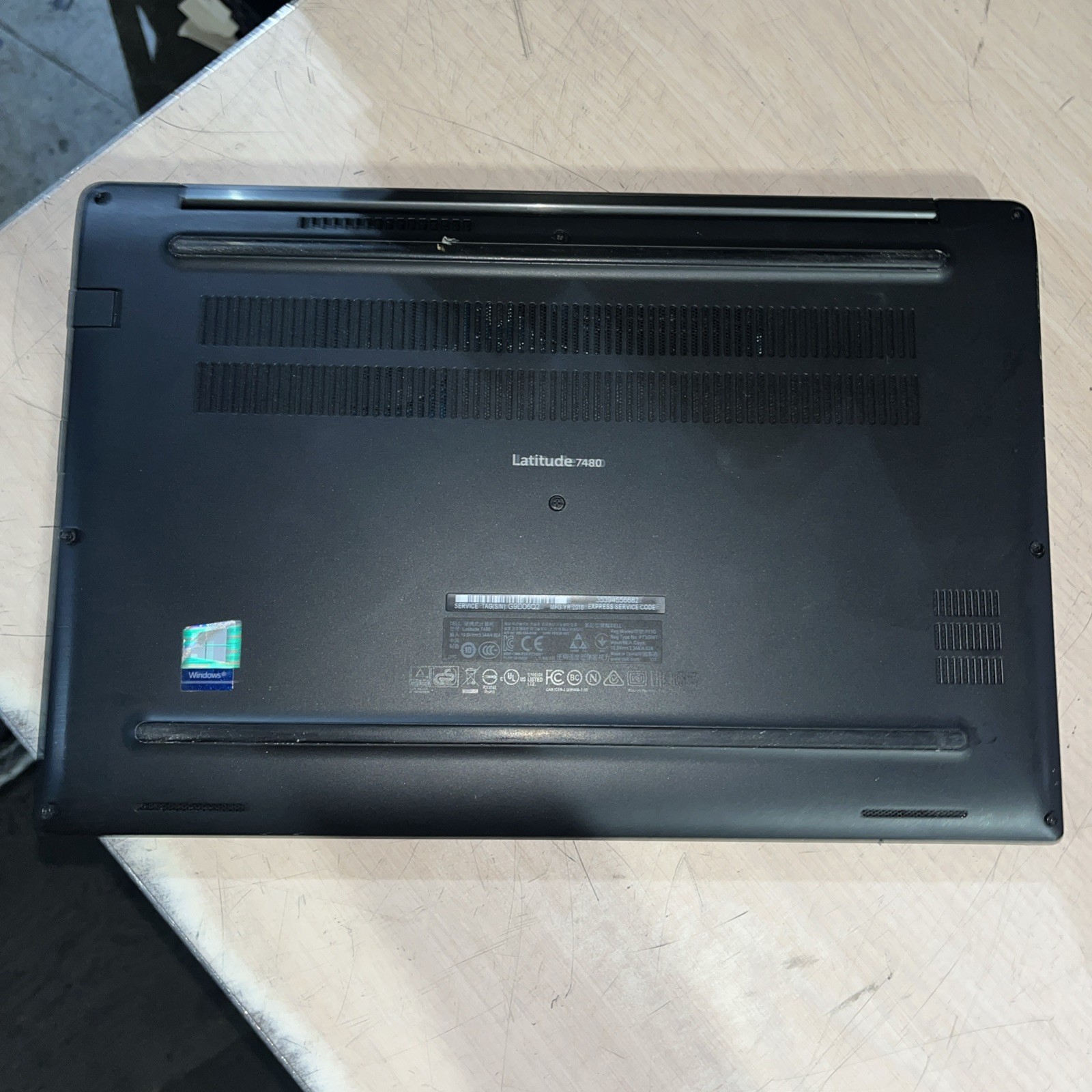 DELL LATITUDE 7480 INTEL CORE I7-7600U 8GB RAM NO HD *