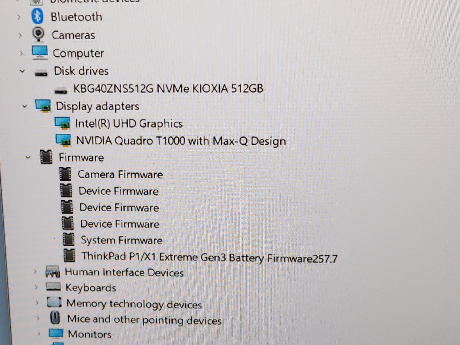 Lenovo ThinkPad P1 Gen 3 15.6″ FHD i7-10750H 2.6GHz 32GB 512GB SSD Quadro T1000~
