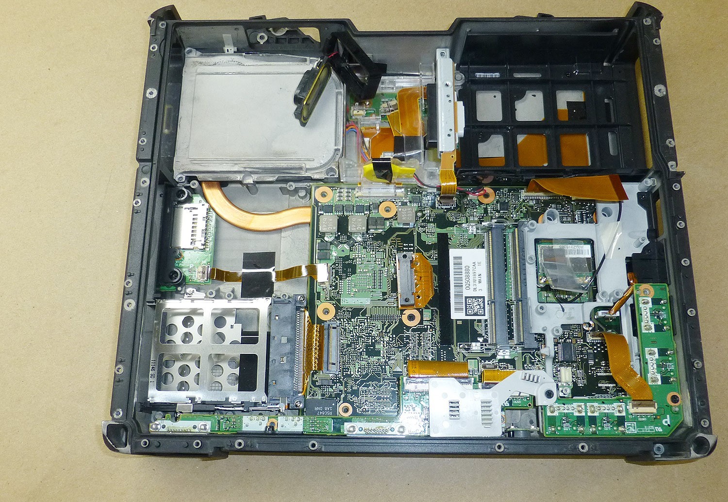 Panasonic Toughbook CF31 Frame, motherboard, and miscellaneous parts