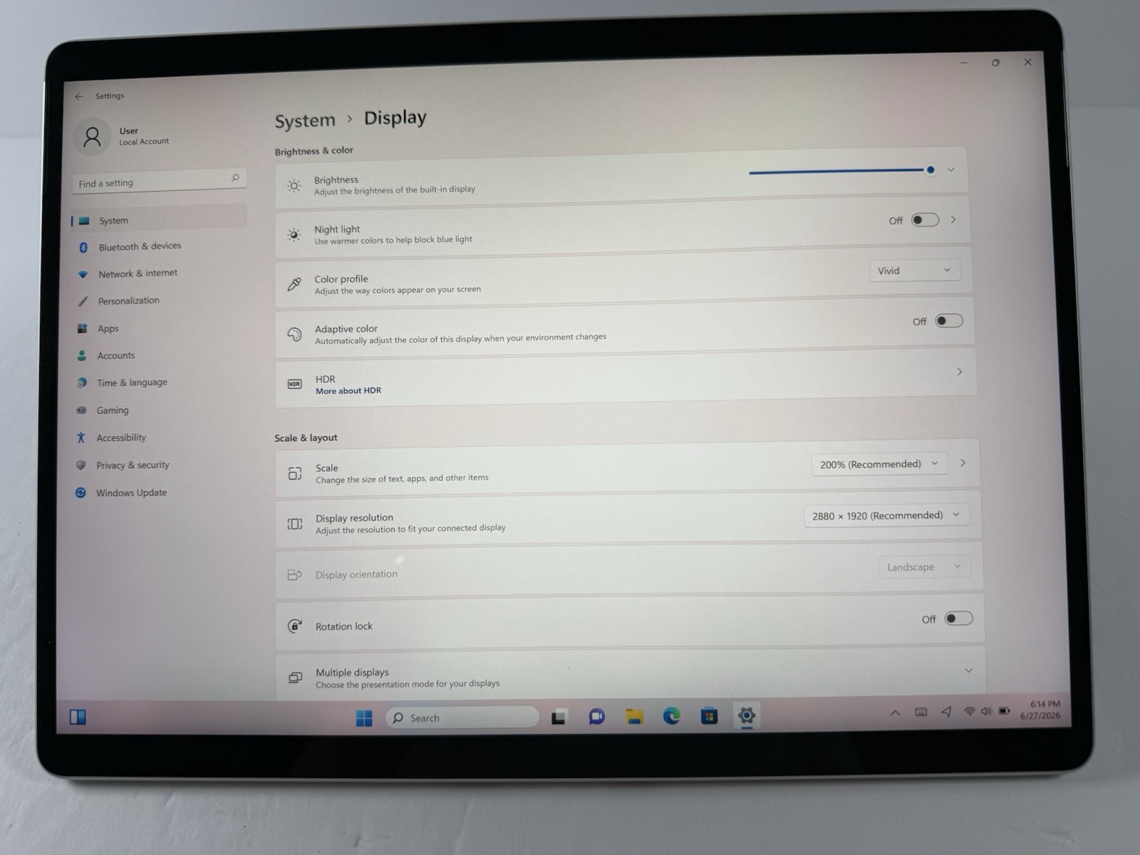 Microsoft Surface Pro 8 (1982) i5-1145G7 – 16GB RAM – 256GB 120Hz – Win 11 Pro