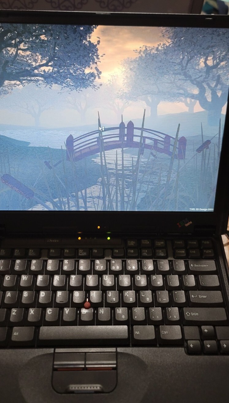 Vintage IBM THINKPAD iSerie Laptop Computer TYPE 2627 Works Exct