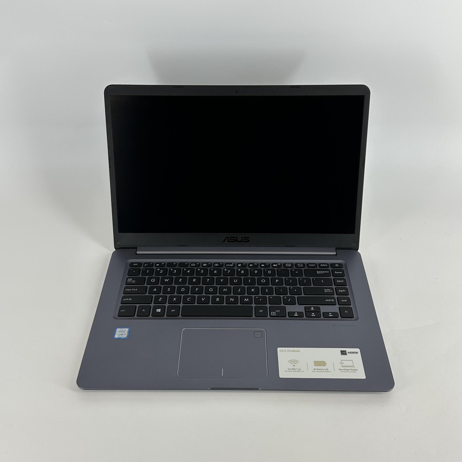 Asus Vivobook 15 Gray FHD i5-8250U 1.60GHz 8GB RAM 1TB HDD Very Good