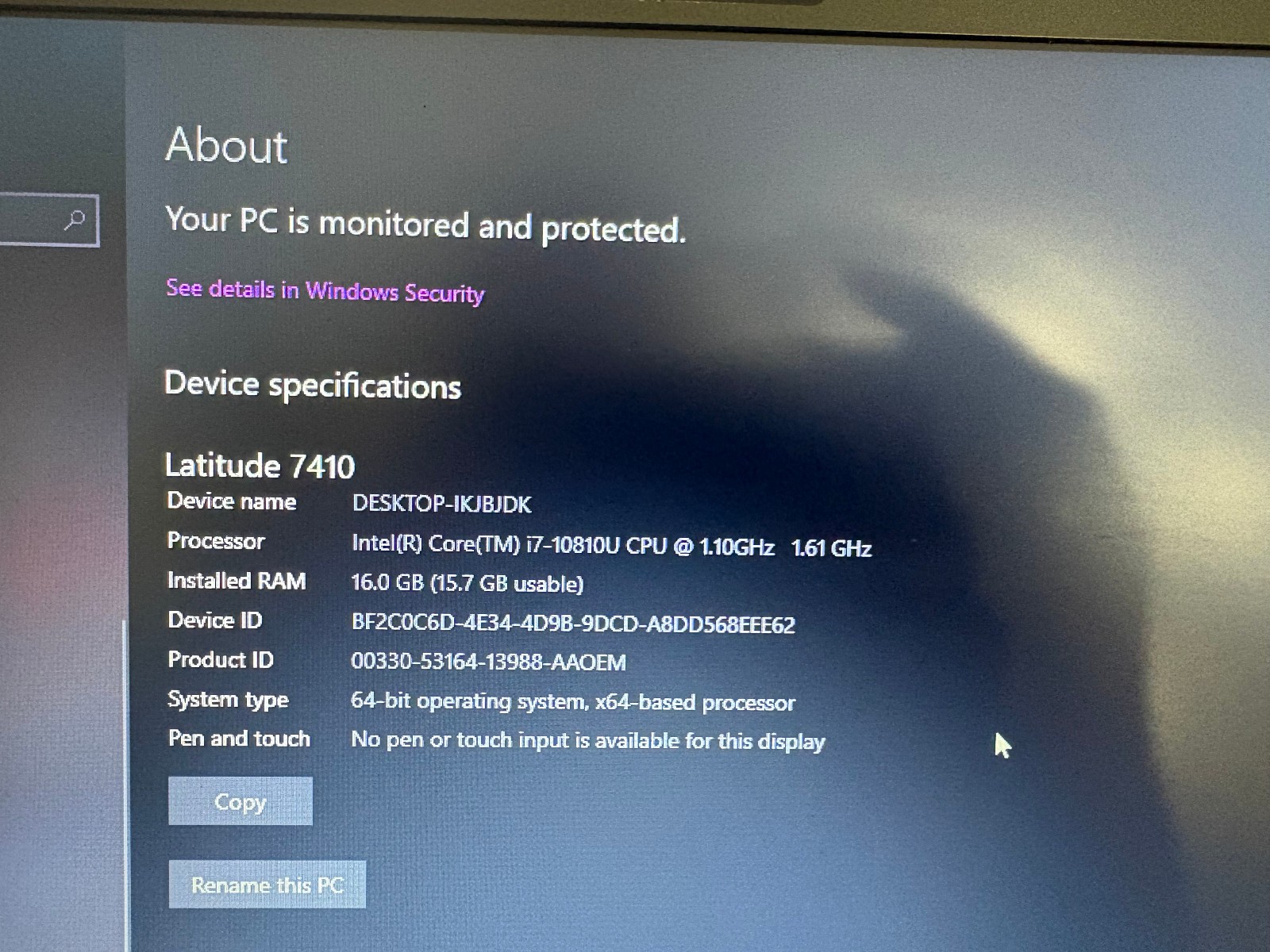 Dell Latitude 7410 14″ (512GB SSD, Intel Core i7 10th Gen., 1.70 GHz, 16GB)