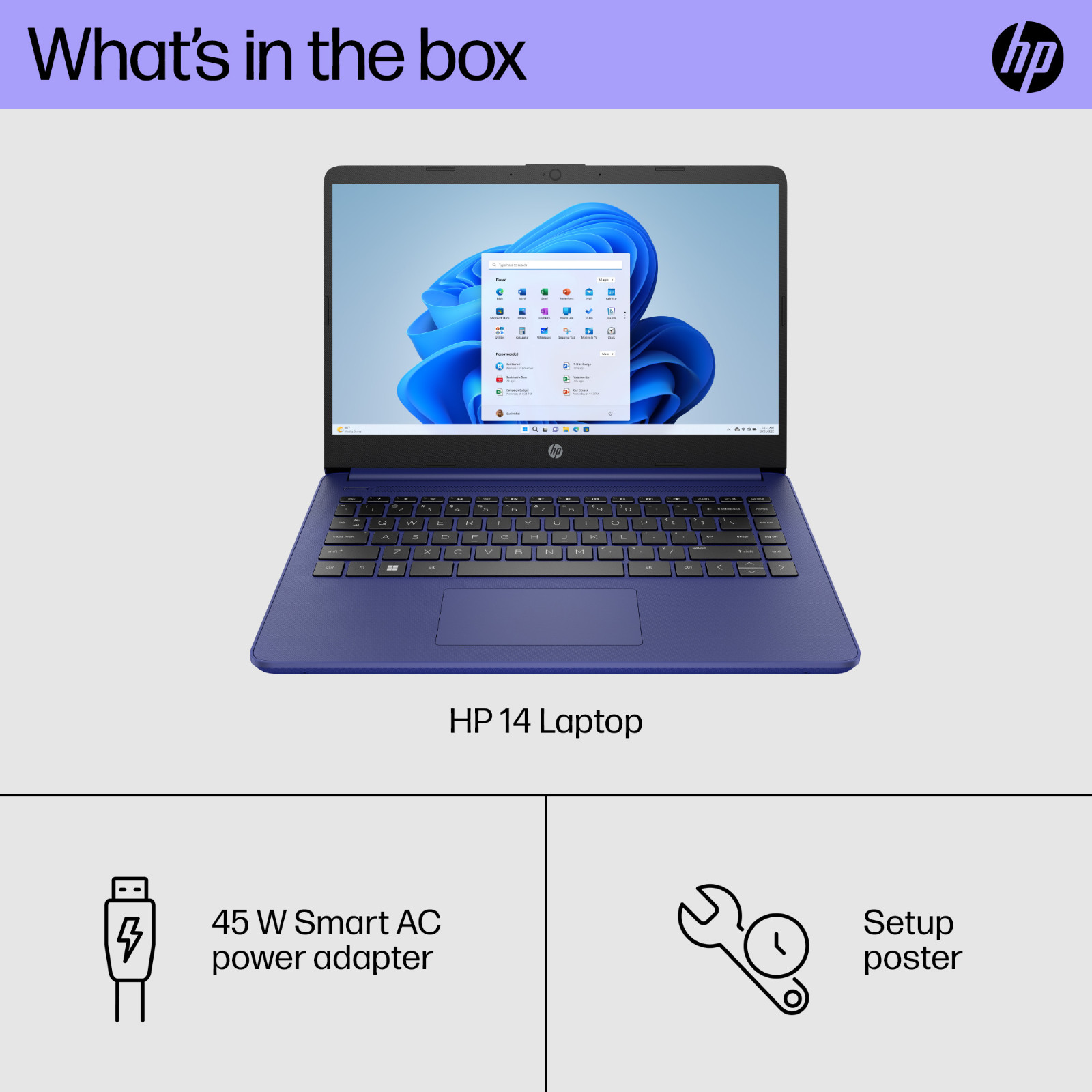 HP Laptop Computer 14″, 8-Core Ryzen 7, 12GB RAM 256GB SSD, Win 11 Pro MS Office