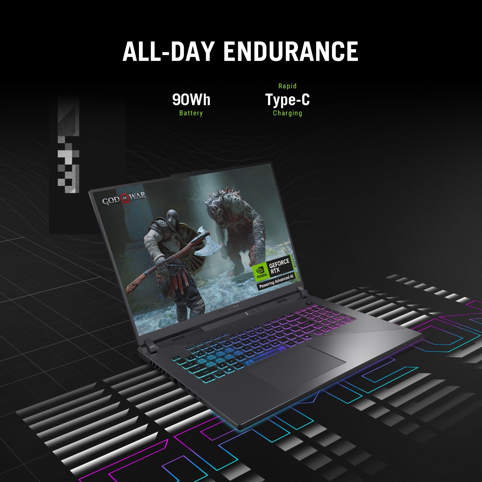 ASUS ROG Strix G18 18″ 2.5K 240Hz AMD Ryzen 9 8940HX 32GB RAM 1TB SSD RTX 5060