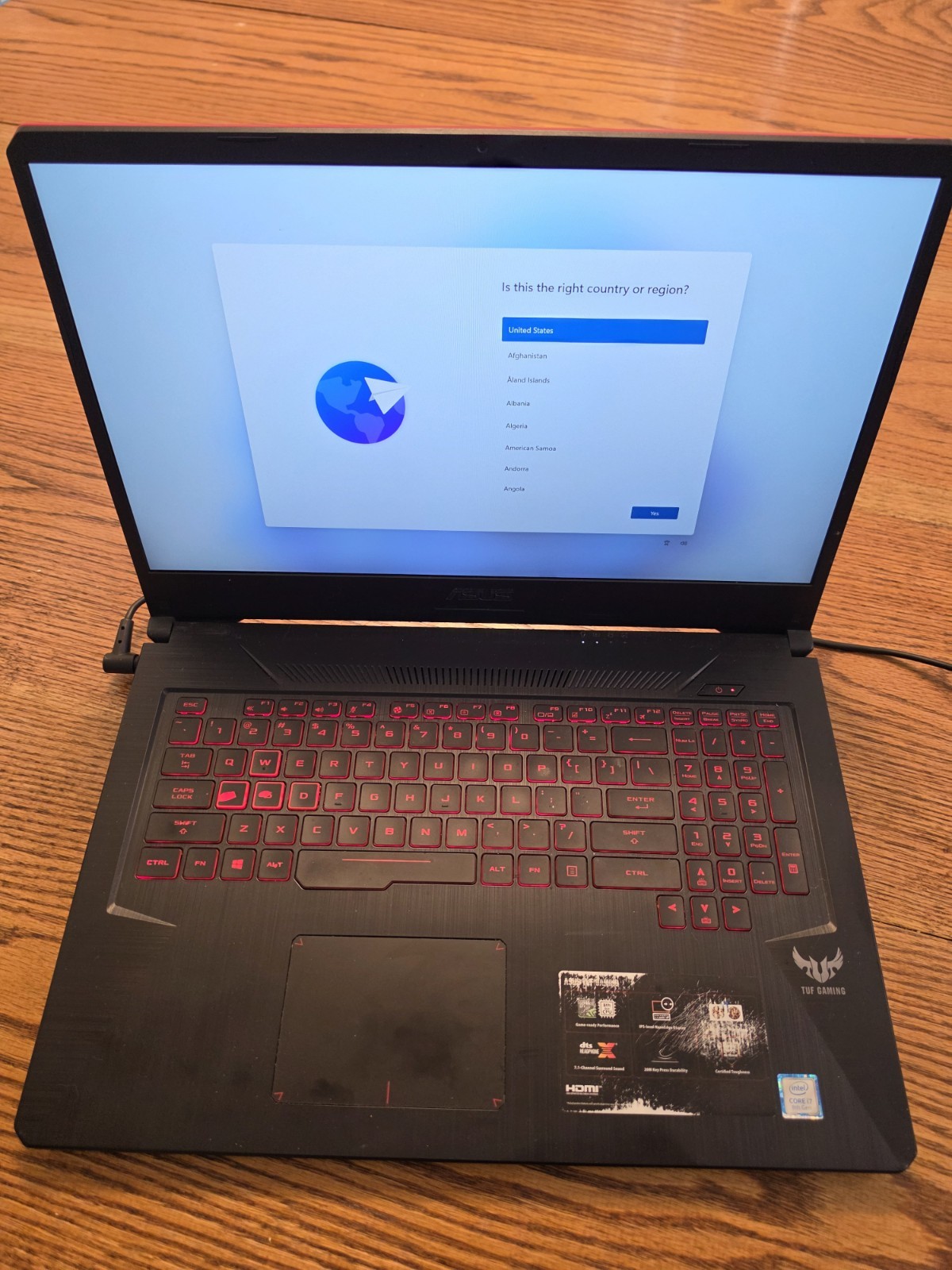 Asus TUF A17 FX705G 17.3″ i7-8750H 2.2GHz 16GB RAM 512GB SSD GeForce GTX 1060