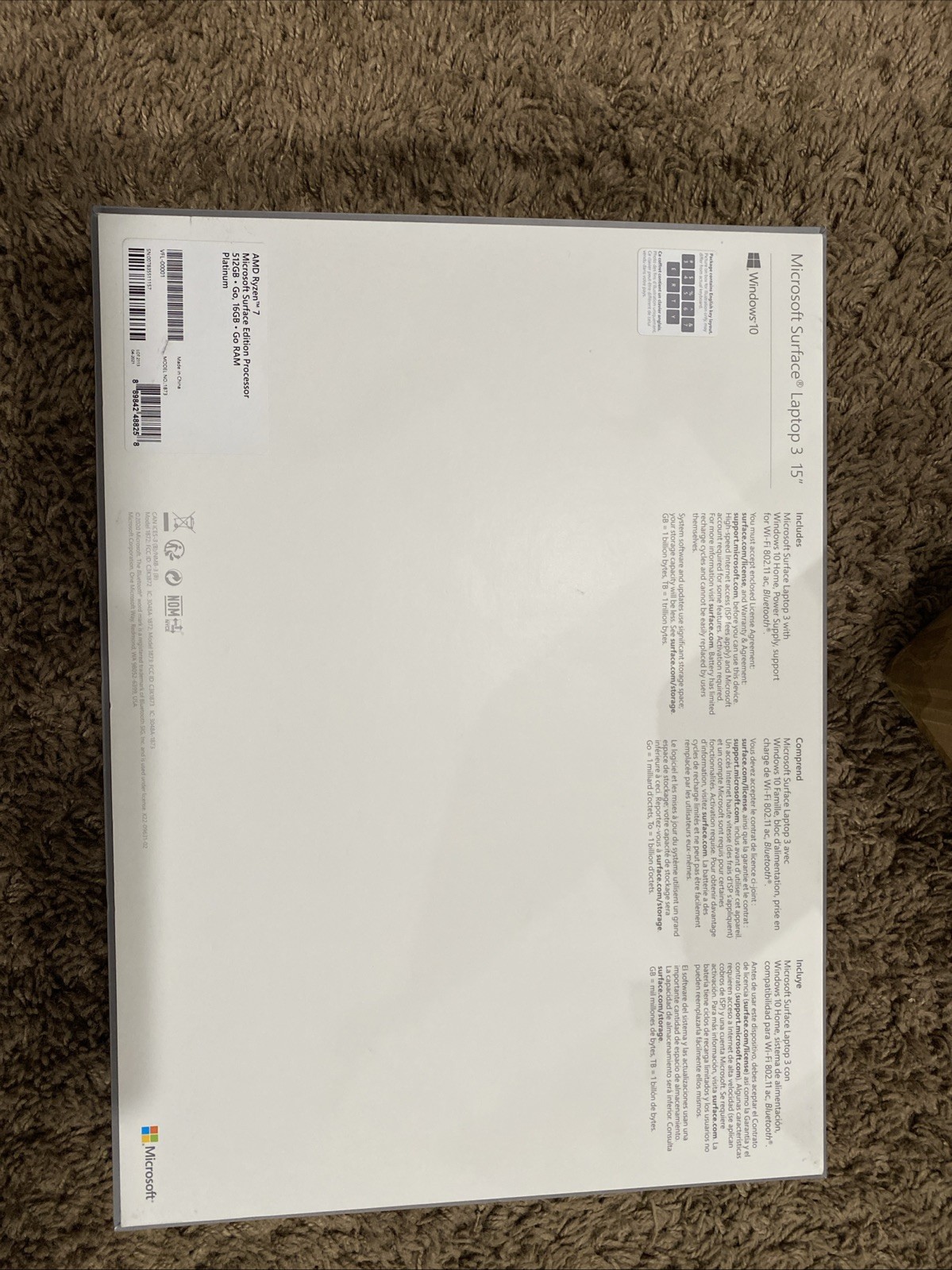 Microsoft Surface Laptop 3 – 15″ Touch-Screen – AMD Ryzen 7 Surface 16GB 512GB