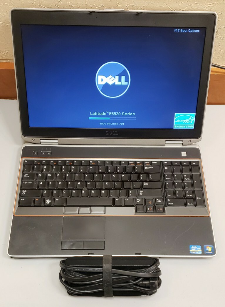 Dell Latitude E6520 Core i7-2620M @ 2.70GHz 4GB RAM 500GB SSD BLUETOOTH BACKLIT