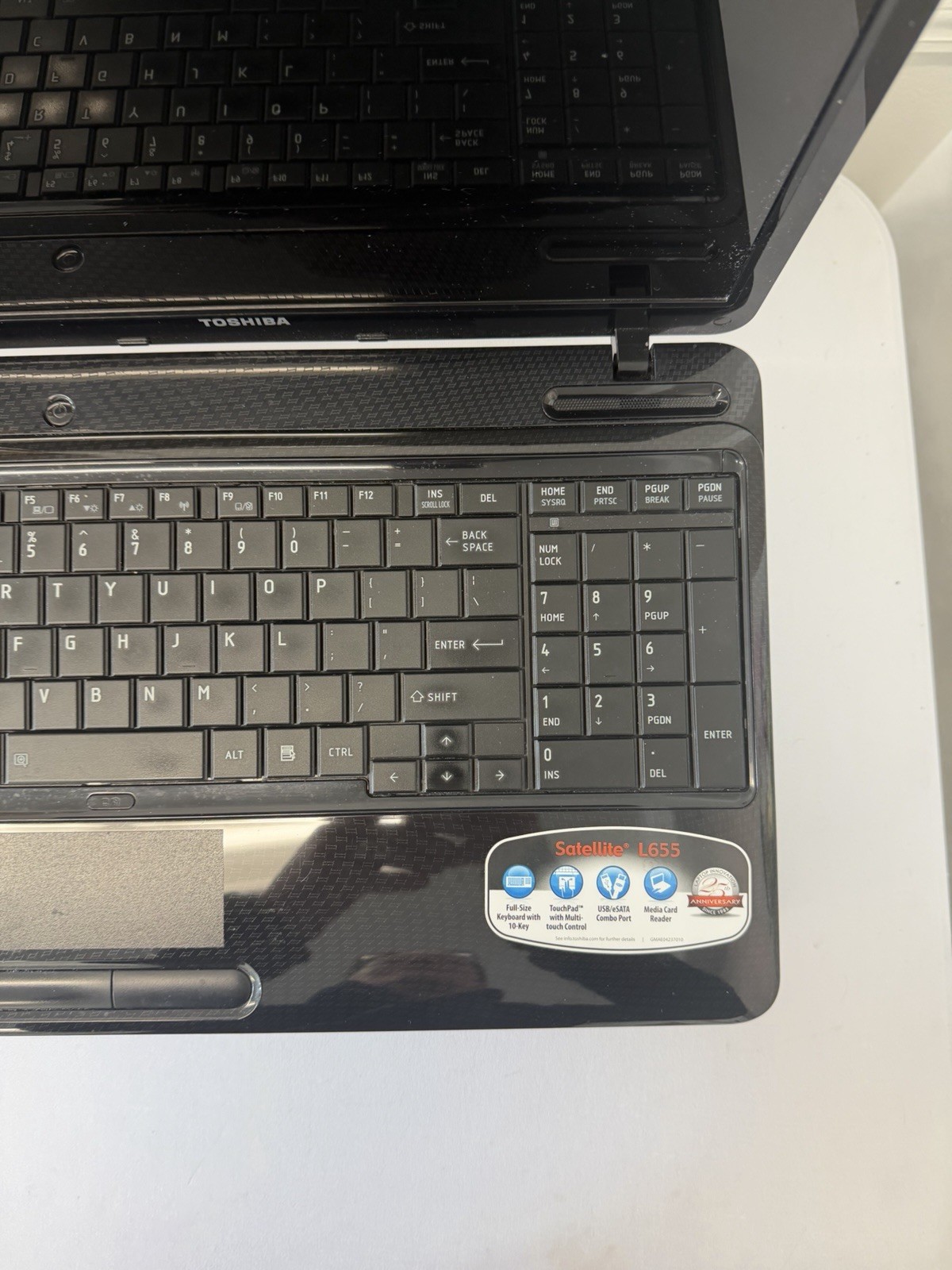 Toshiba Satellite L655-55117 Laptop -Unknown if Screen is Good-Intel i3-Read Des